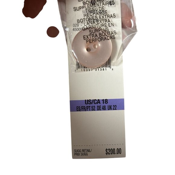 Le Suit Women’s 2-Piece Suit Set Sz 18 | Blazer & Pants Pastel Blush | MSRP $200 - Picture 13 of 15